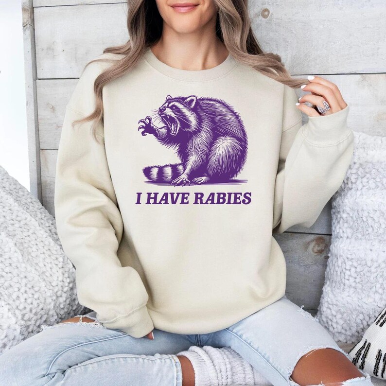 Svg Racoon Rabid I Have Rabies SVG PNG, Funny Raccoon Meme Png, Funny Trash Panda Merch ...