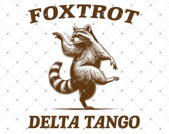 Foxtrot Delta Tango SVG Png, Not Subtle Anti Tru-mp Svg, FDT Resist Persist Republican, FDT Svg, Adult Humor Funny Quotes, Raccoon Funny Svg