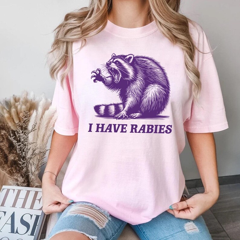 Svg Racoon Rabid I Have Rabies SVG PNG, Funny Raccoon Meme Png, Funny Trash Panda Merch ...