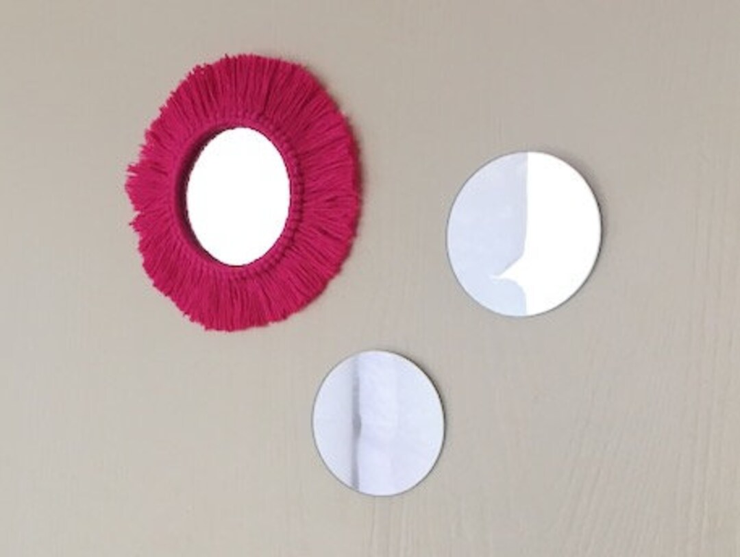 Macrame Mirror DIY Tutorial PDF Home Decor Easy Beginner Macrame Knot