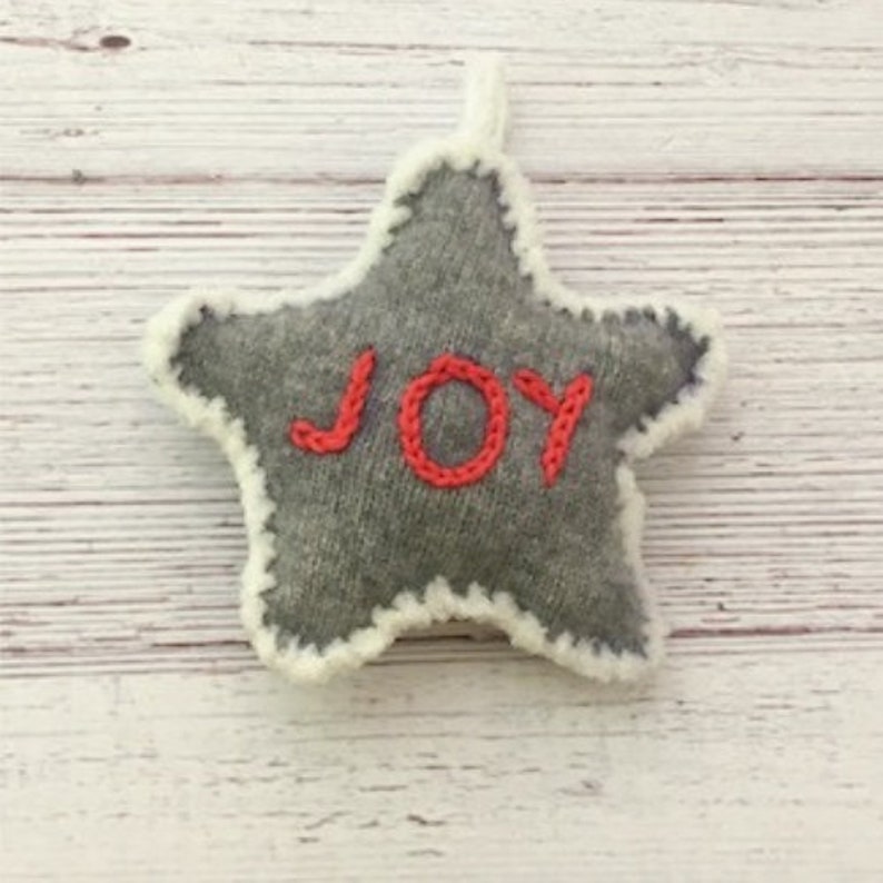 DIY Star Ornament Crochet Pattern Easy Pattern DIY Christmas Ornament Christmas Tree Gift Idea DIY Gift for the Holidays Upcycle Ugly Xmas image 3