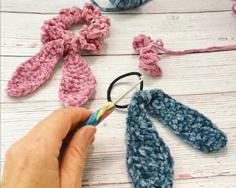 DIY Scrunchies and Bows Crochet Pattern Easy Pattern DIY Scrunchies Crochet Pattern Only DIY Tutorial