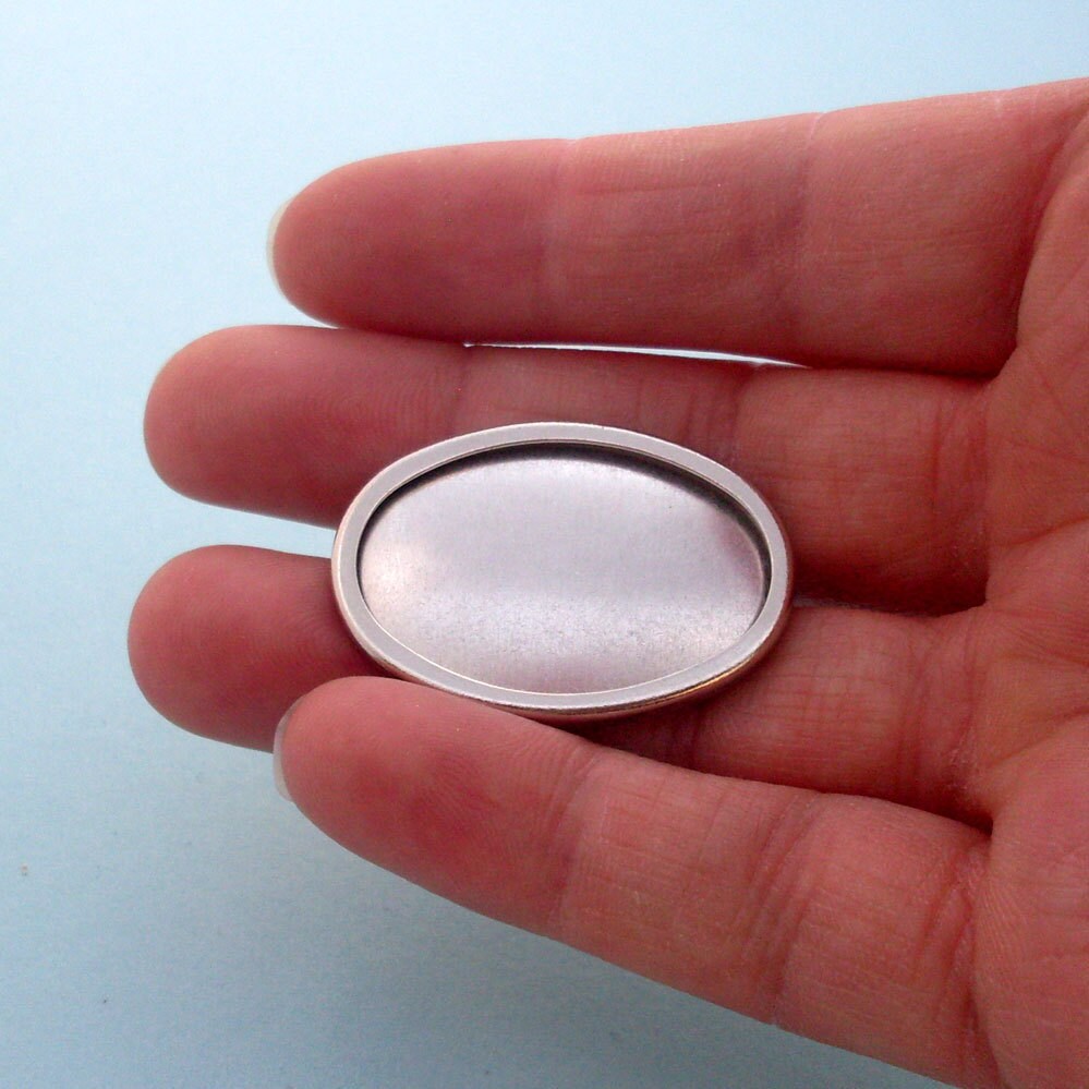 Oval Pin Setting Frame Mounting 139ST Embroidery Setting DIY Craft Cr…