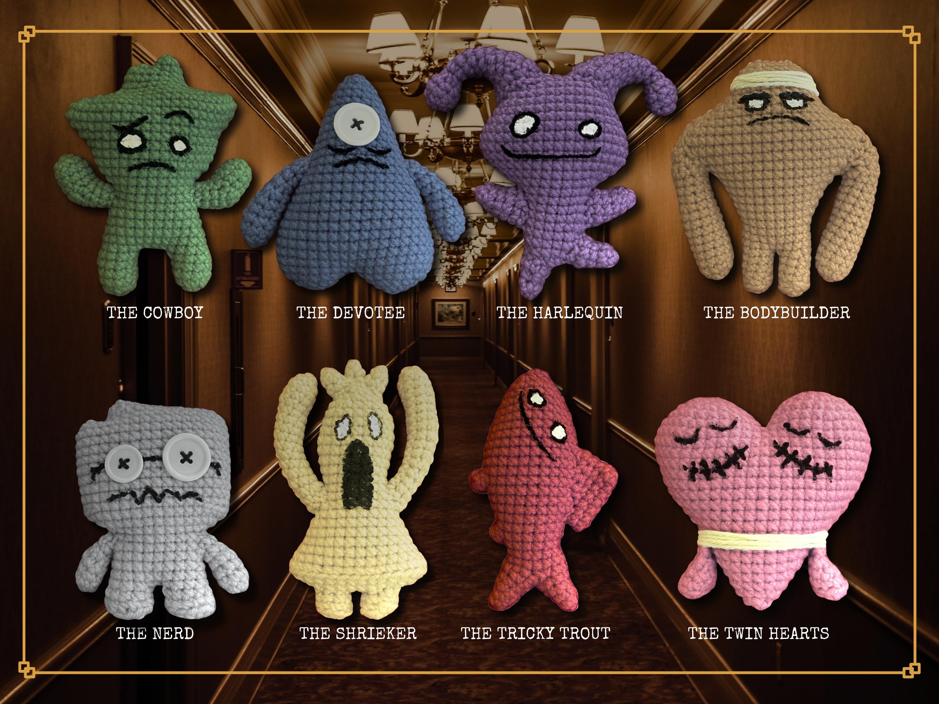 Trivia Homicide Game Show 2 Character Avatar Crochet Amigurumi