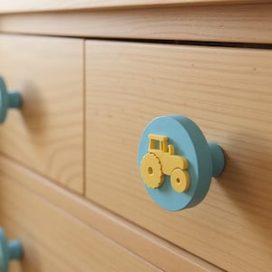 Vehicle Drawer Knobs: 3D Printed Farm & Construction Pulls