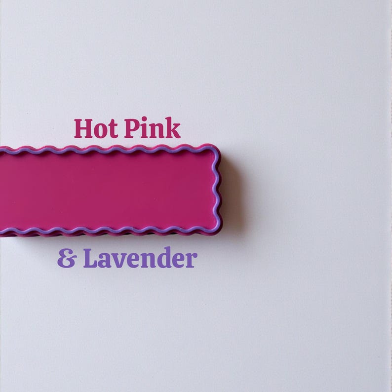 Tiradores de gabinete retro ondulados y festoneados: tiradores divertidos y coloridos (distancia entre tornillos de 7,6 cm) imagen 15