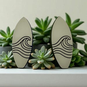 3D Printed Surfboard Drawer Pull: Coastal Kids Room Decor