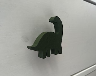 恐竜の引き出し取っ手：カスタムカラーの子供部屋用装飾 - 6個セットまたは単品