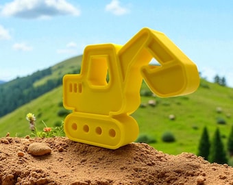 Bagger Schublade Knauf Bagger Knauf für Kinder Möbel Gelb Konstruktion Griff
