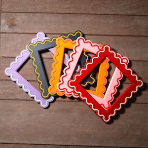 Retro Wavy UK Light Switch Cover – Colorful Modern Surround