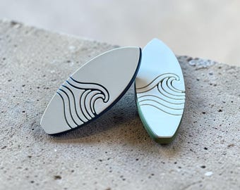 Surfboard Drawer Pull: Coastal Kids Room Decor