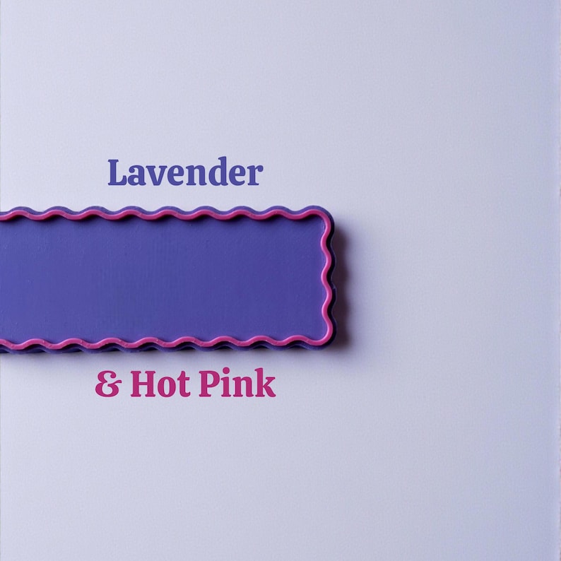 Tiradores de gabinete retro ondulados y festoneados: tiradores divertidos y coloridos (distancia entre tornillos de 7,6 cm) imagen 13