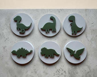 Dinosaur Drawer Pulls – Fun Dino Knobs for Kids’ Room Furniture & Nursery Decor