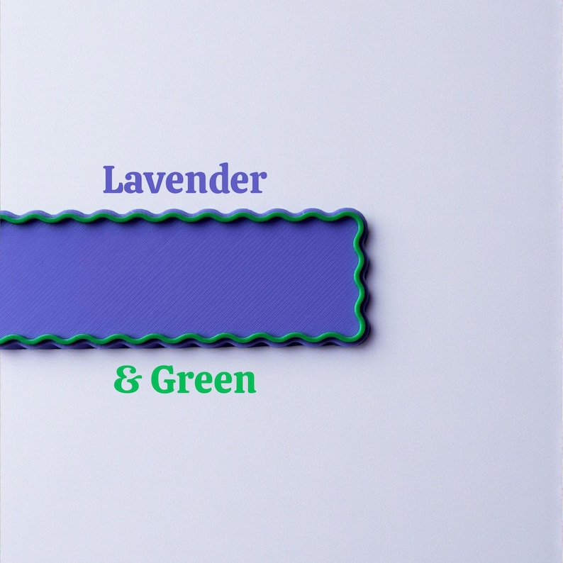 Tiradores de gabinete retro ondulados y festoneados: tiradores divertidos y coloridos (distancia entre tornillos de 7,6 cm) imagen 10