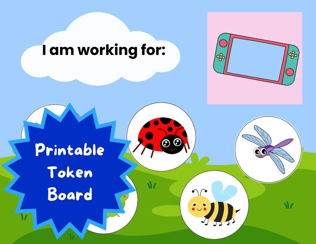 Token Board Bug Themed - Etsy
