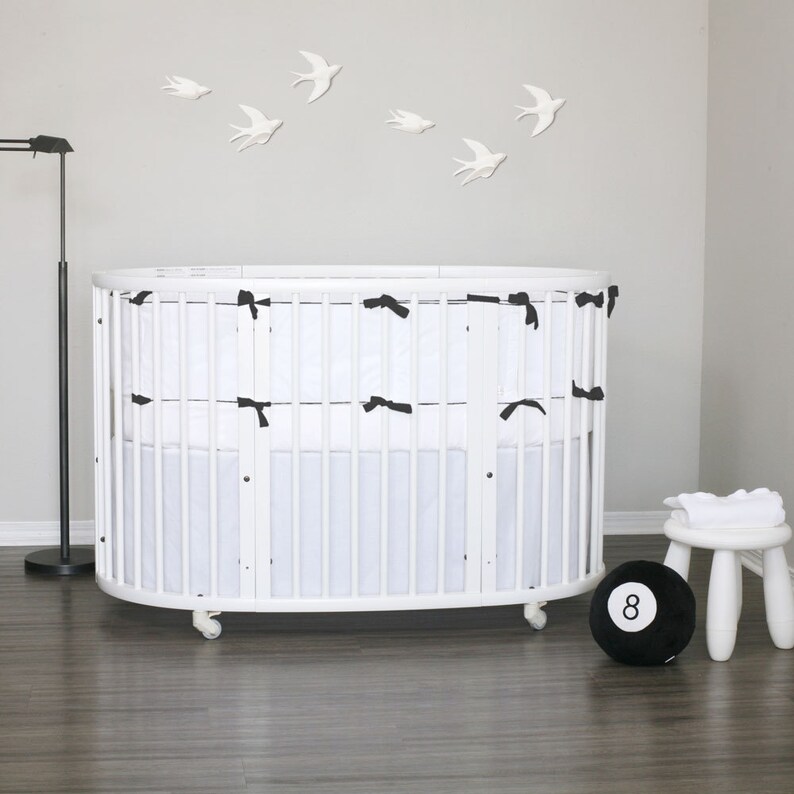 Stokke Sleepi bedding // Pure white choose your items / Etsy