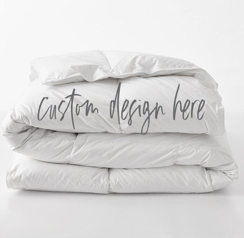Custom Comforter // Design Your Own // Twin to King // 80000 Etsy