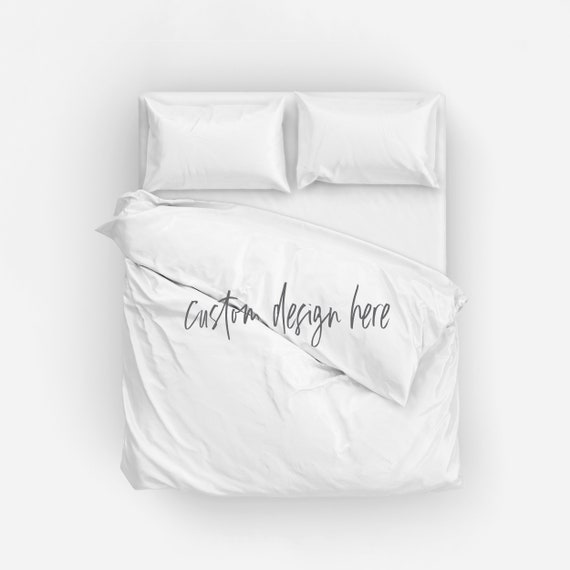 Custom Duvet Cover Design Your Own Twin To King Etsy