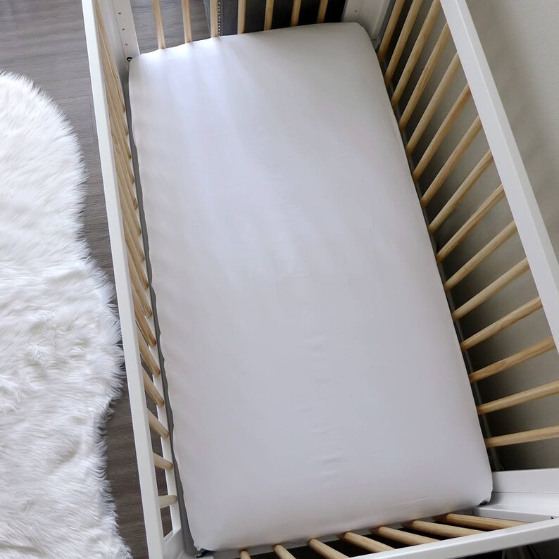 Waterproof Crib Mattress Protector Crib Fitted Sheet Etsy