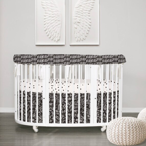 oval crib bumper