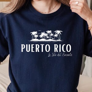 Puerto Rico Island Unisex Tee - Summer Gift for Puerto Rico Lovers, Unisex Heavy Cotton T-Shirt, Puerto Rican Vacation Shirt, Island