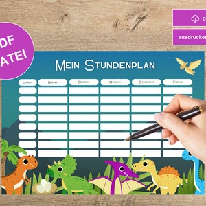 Horaires numériques « Dinos »