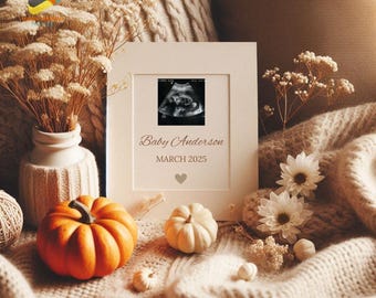 Fall Pumpkin Pregnancy Announcement: Gender Neutral Social Media Template (Digital Download)