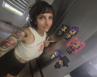 KPOP DEMON HUNTERS Chibi Bead Sprite Magnet Set!