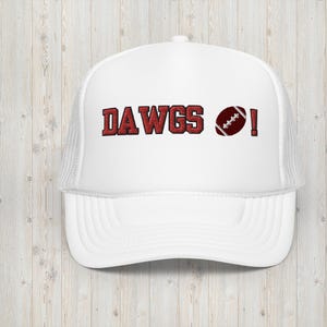 Georgia Bulldogs Football Trucker Hat | Bulldogs Football, College Football, UGA Hats, UGA Alumni