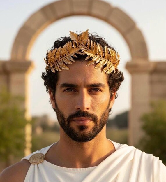 Greek Roman Gold Leaf Tree Branch Crown Baroque Headpiece Wedding Headband ✨?? Greek Roman Gold Leaf Tree Branch Crown Baroque Headpiece  main image 3