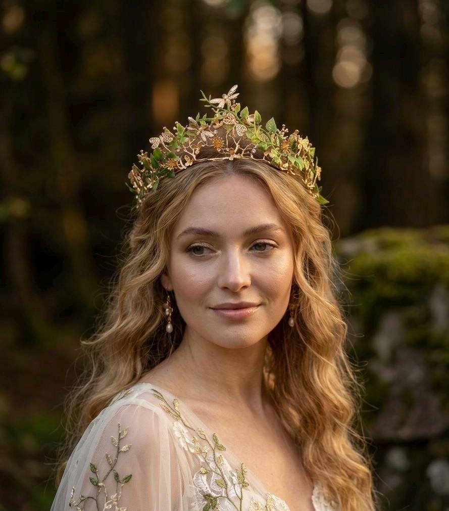 Forest Queen Tiara - Etsy Canada display picture 1