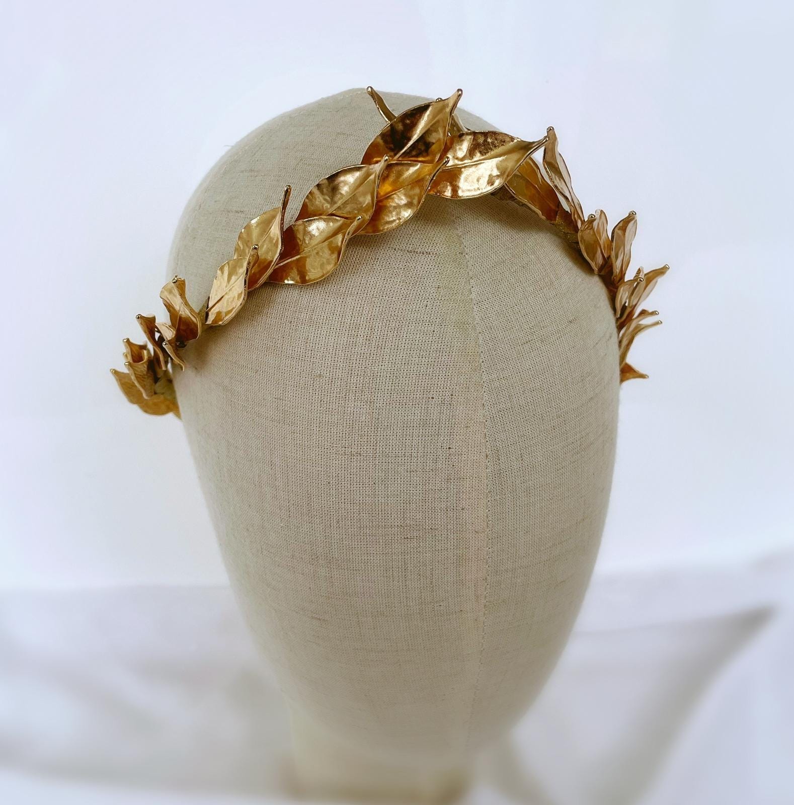 Greek God Crown, Goddess, Men's Wedding Gold Leaf Headband, Toga Costume, Gold Leaf Crown, Mardi Gras Pride Medieval Crown, Roman Headpiece