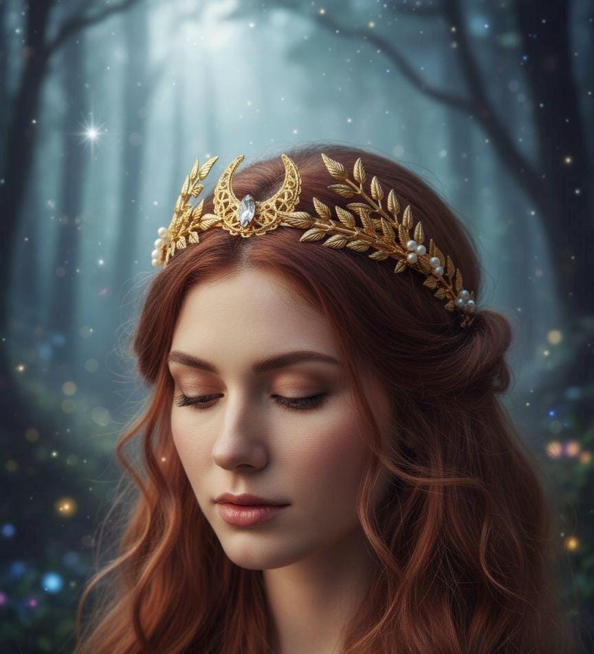 Artemis Tiara - Etsy