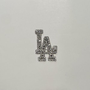 Los Angeles Iron on Rhinestone Patch