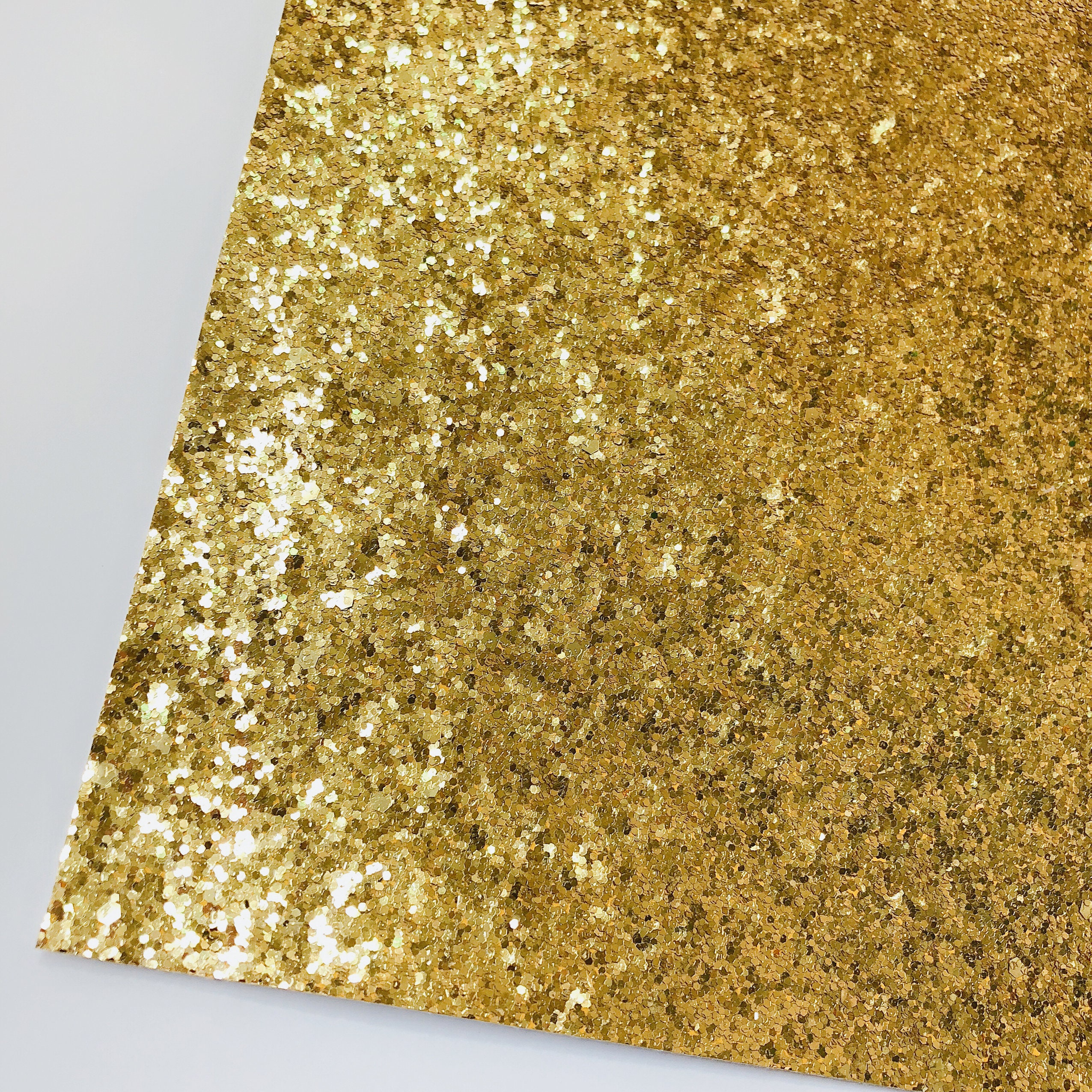 Yellow Gold Glitter Chunky Canvas SheetGlitter Fabric Sheet Etsy