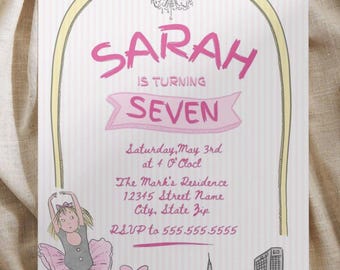 Plaza Birthday Invite Editable Template Canva