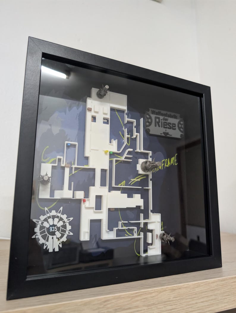 Diorama 3D Map DER RISE COD Zombies World at War - Black Ops - Etsy