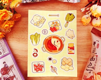 Chinese Hot Pot | Sticker Sheet