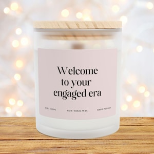 Engaged Era Candle Funny Engagement Party Gift for Bride to Be Best Friend Congrats on Engagement Bachelorette Bridal shower Gift Fiancee