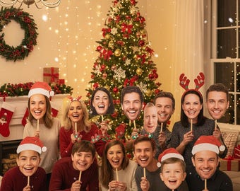 Póster personalizado con recorte de rostro, decoración personalizada para fiestas