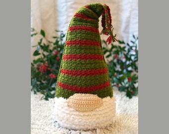 Crochet Pattern, Crochet Christmas Gnome Pillow Pattern Holiday Crochet Pattern, Christmas decoration, sofa INSTANT PDF DOWNLOAD Tomte Santa