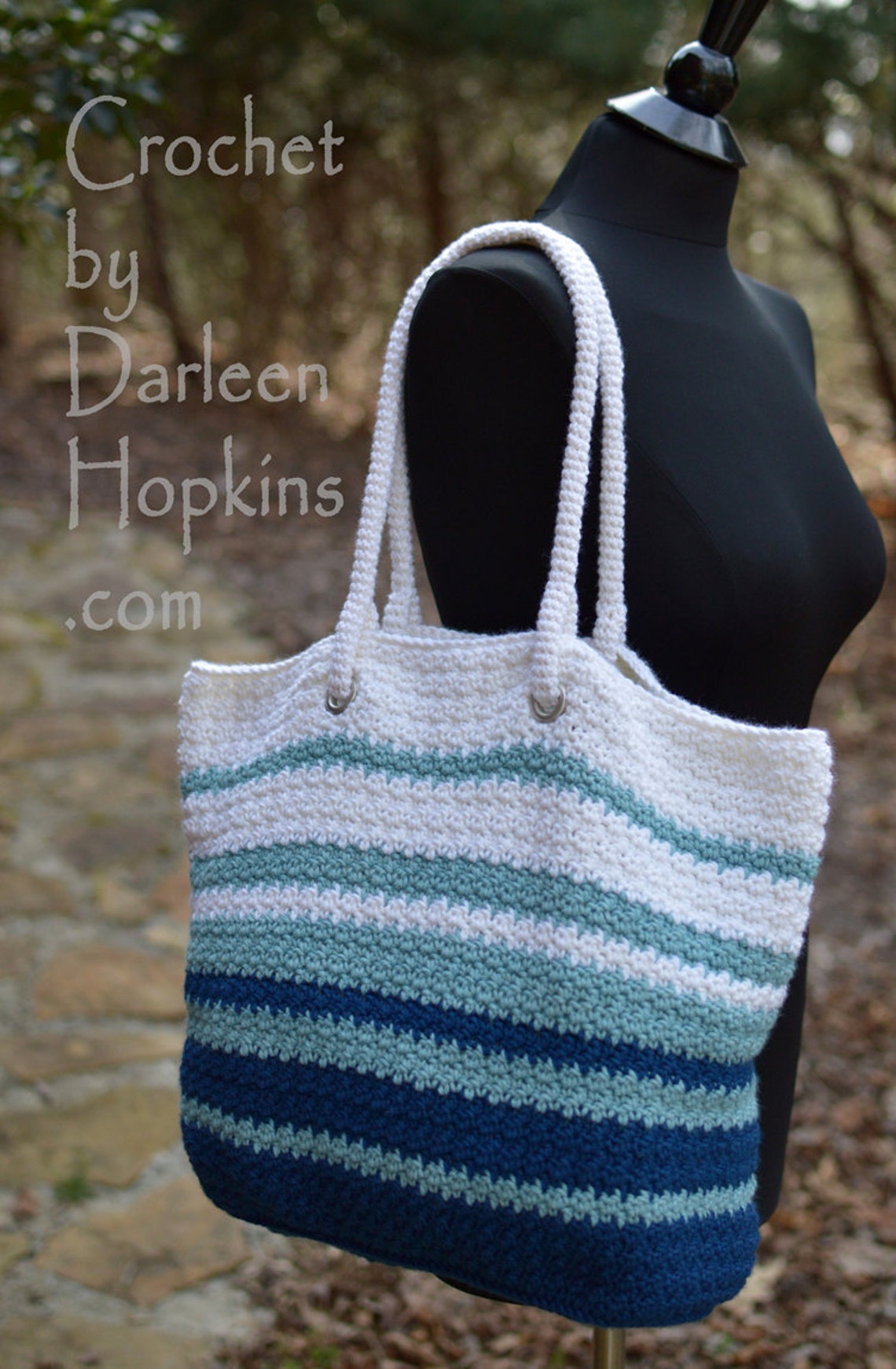 Crochet Pattern Tote Bag Easy Crochet Pattern Bag Pattern | Etsy