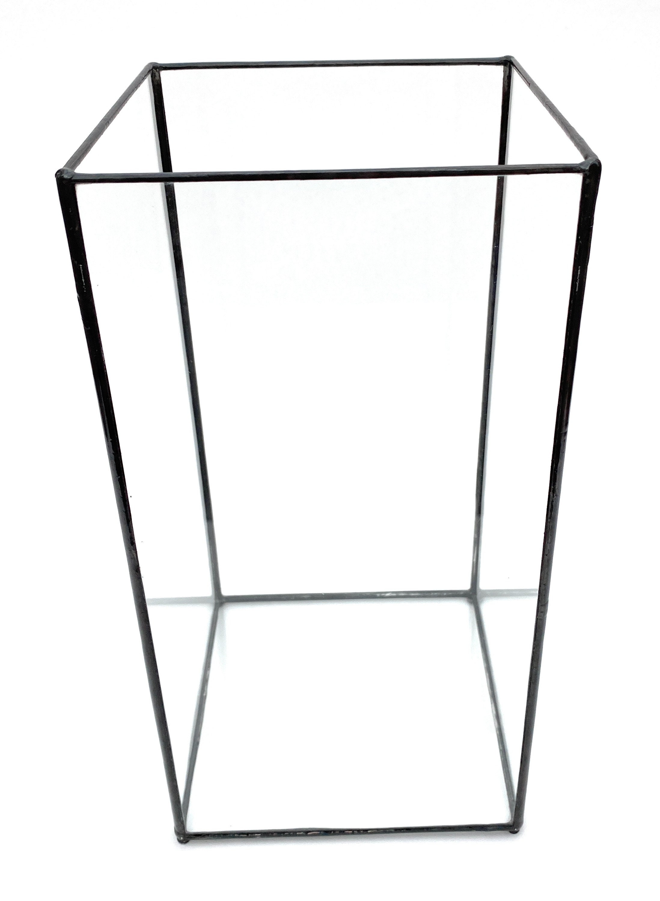 Candle Holder Vase Geometric Glass Terrarium / Handmade Etsy