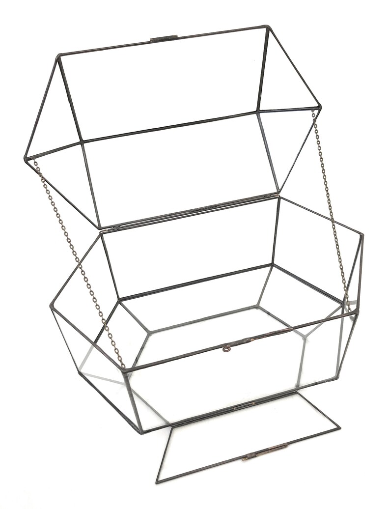 Wedding Envelope Holder Box / Large Terrarium Box / Wedding Etsy