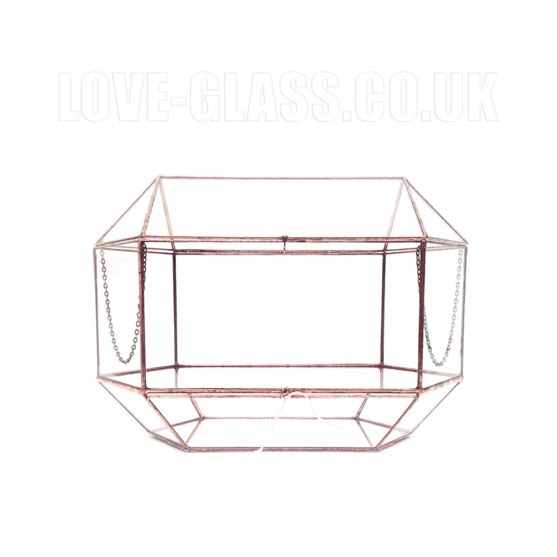 Wedding Envelope Holder Box / Large Terrarium Box / Wedding Table Decor