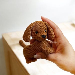 Dachshund PDF Pattern In English and Spanish