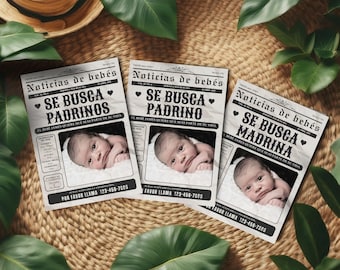 Padrino proposal in spanish bautizo, Presentes para padrinos de bautizo, Quieren ser mis padrinos de bautizo Pedir que sean madrina proposal