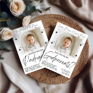 Propuesta de padrino para bautismo Propuesta para madrina, propuesta de Madrina y Padrino, Padrinos de bautizo, Quieren ser mis padrinos de bautizo