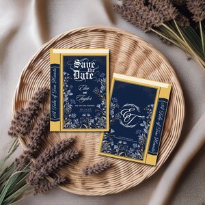 Book Cover Wedding Invitation, Fairytale Wedding, Literary Book Invite ...
