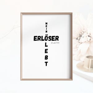 Christian Poster Digital Download My Savior Lives